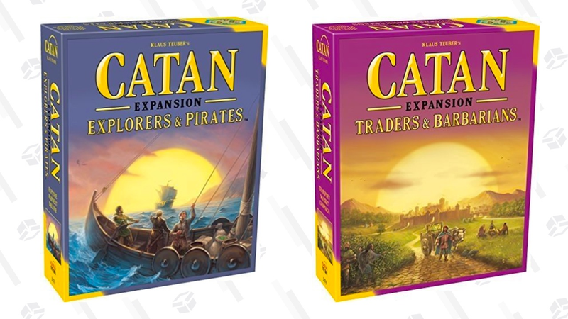 Catan: Traders and Barbarians | $38 | Amazon | Cupón de $2Catan: Explorers and Pirates Expansion | $37 | Amazon | Cupón de $1